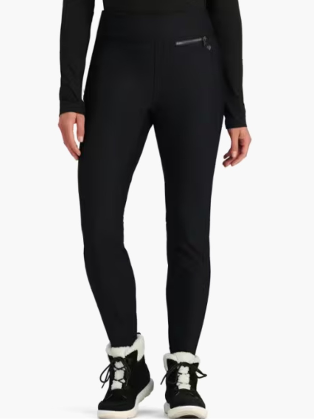 Ladies Obermeyer Jinks ITB Soft Shell Ski Pants Black Size 10